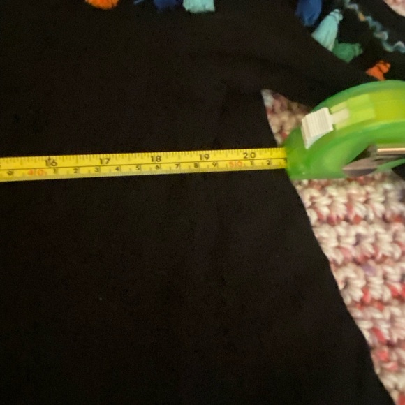 Black Tassel Long Sleeved Shirt - Picture 3 of 4